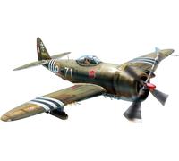 MiniArt 48015 1:48 P47D-28RE Franz. Luftw. Basic Kit - riproduzione fedele del modellismo, kit di costruzione in plastica, fai da te, hobby, incollaggio, modellismo, assemblaggio, non verniciato