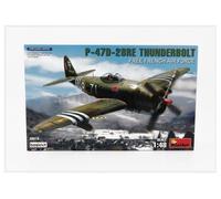 MINIART 48015 DRAGON WINGS - P-47D-28RE THUNDERBOLT AIRPLANE MILITARY 1942 - 1/4