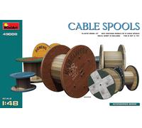 Miniart 49008 - 1:48 Bobine Di Cavo In Legno (8) - Nuovo