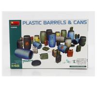 MINIART 49010 1/48 Plastic Barrels & Cans