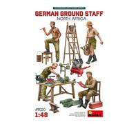 Miniart 49020 - 1:48 Fico Set Td. Personale di Terra (4) Nafr Nuovo