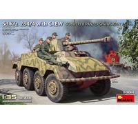 MiniArt 53014 Sd.kfz. 234/4 1/35 Con Equipaggio: Auto-Blindée 8x8 Esercito Del