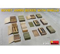 Miniart 550035261 - 1:3 5 Soviet Ammo Scatole Con Shells