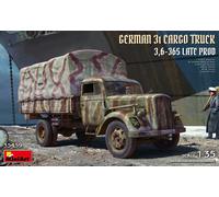 MINIART GERMAN 3t CARGO TRUCK 3.6-3.6S LATE PROD. 1:35 cod.MA35459