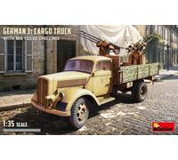 Miniart GERMAN 3t CARGO TRUCK WITH MG 151/20 DRILLING KIT 1:35
