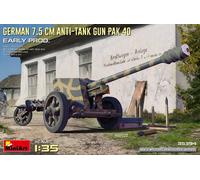 Miniart GERMAN 7,5 cm ANTI-TANK GUN PAK 40 KIT 1:35