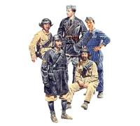 Italian Tank Crew. Resin Heads Figure 1:35 Plastic Model Kit MINIART