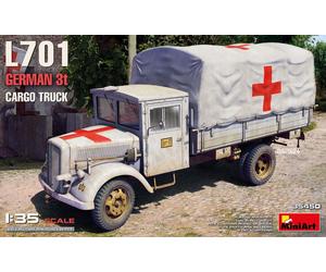 Miniart L701 GERMAN 3t CARGO TRUCK RED CROSS KIT 1:35