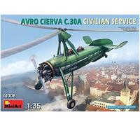 Avro Cierva C.30a Civilian Service Helicopter 1:35 Plastic Model Kit 41006