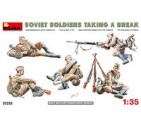 MINIART MIN35233 SOVIET SOLDIERS TAKING A BREAK KIT 1:35 Modellino