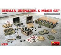 Accessorio Maquettemaquette German Grenades E Mine Set |MINIART|35258| 1:35 Ma