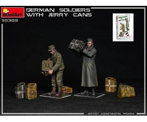 MINIART MIN35286 GERMAN SOLDIERS W/JERRY CANS KIT 1:35 Modellino