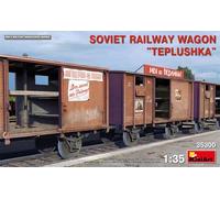 MINIART 1/35 SOVIET RAILWAY WAGON TEPLUSHKA