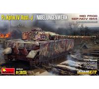 Pz.kpfw.iv Ausf. J Nibelungenwerk Mid Prod. Interior Kit Tank 1:35 Model Kit