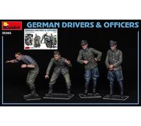 MINIART MIN35345 GERMAN DRIVERS & OFFICERS KIT 1:35 Modellino