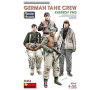 MINI ART 1/35 GERMAN TANK CREW. KHARKOV 1943. RESIN HEADS