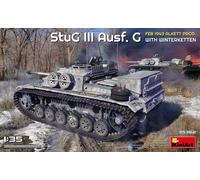 Miniart-Winter 35362 StuG III Ausf. G Feb 1943 Alkett Prod. with Winterketten, Scala 1:35, Model Kit, Modello in Plastica da Montare, Modellismo, Colore Modellato, MA35362