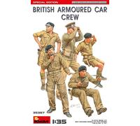 MINIART MIN35387 BRITISH ARMOURED CAR CREW SPECIAL EDITION KIT 1:35 Modellino