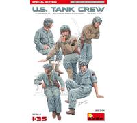 MiniArt MIN35391 1:35-US Tank Crew, (Special Edit) Scala Model kit, Non verniciato