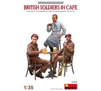 MINIART MIN35392 BRITISH SOLDIERS IN CAFE' KIT 1:35 Modellino