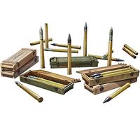 1:35 MINIART 7.5 Cm Pak 40 Ammo Boxes + Shells Military Set I 1945 Kit MA35398