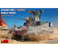 MINIART MIN35423 STUART Mk.I HONEY EARLY PROD.W/SUN SHIELDS KIT 1:35 Modellino