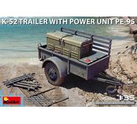MINIART MIN35426 K-52 TRAILER W/POWER UNIT PE-95 KIT 1:35 Modellino