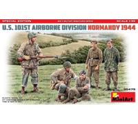 MINIART MIN35475 U.S. 101st AIRBORNE DIVISION NORMANDY 1944 KIT 1:35 Modellino