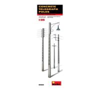 MINIART MIN35563 CONCRETE TELEGRAPH POLES KIT 1:35 Modellino