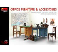 MINIART MIN35564 OFFICE FORNITURE & ACCESSORIES SET KIT 1:35 Modellino
