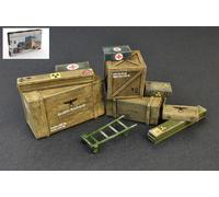 MINIART MIN35581 WOODEN BOXES & CRATES KIT 1:35 Modellino