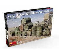 Miniart MIN35592 U.S.FUEL DRUMS (55 Gals.) KIT 1:35 Modellino