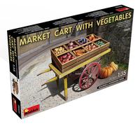 Miniart MIN35623 1:35-Market Cart with Vegetables, Various