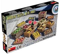 Wooden Crates With Fruit Diorama 1:35 Plastic Model Kit MINIART