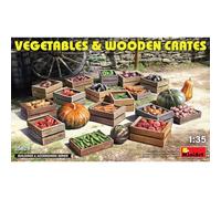 Vegetables & Wooden Crates 1:35 Diorama Plastic Model Kit MINIART