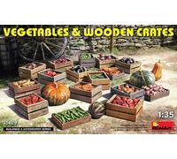 MINIART MIN35629 VEGETABLES & WOODEN CRATES KIT 1:35 Modellino