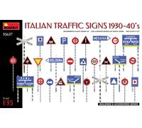MINIART MIN35637 ITALIAN TRAFFIC SIGNS 1930-40s KIT 1:35 Modellino