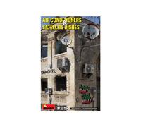 MINIART MIN35638 AIR CONDITIONED & SATELLITE DISHES KIT 1:35 Modellino