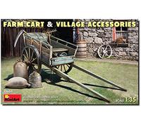 MINI ART 1/35 FARM CART AND VILLAGE ACCESSORIES