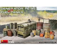 MINIART MIN35662 GENERATOR PE-95 WITH FUEL TANKS KIT 1:35 Modellino