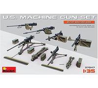U.s. Machine Gun Set 1:35 Plastic Model Kit MINIART