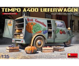 MINIART MIN38049 TEMPO A400 LIEFERWAGEN VEGETABLE DELIVERY VAN KIT 1:35 Modellin