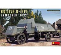 MINIART MIN39006 BRITISH B-TYPE ARMOURED LORRY KIT 1:35 Modellino