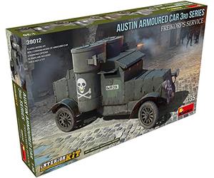 MiniArt MIN39012 WWI 1:35-Austin 3a serie, Freikorps Service Int Scale Model Kit