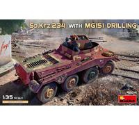 MINIART MIN40014 Sd.Kfz.234 WITH MG151 DRILLING KIT 1:35 Modellino