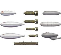 U.S. Fuel Drop Tanks And Bombs Diorama 1:48 Plastic Model Kit MINIART
