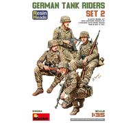 MINIART MIN53024 GERMAN TANK RIDERS SET 2 KIT 1:35 Modellino