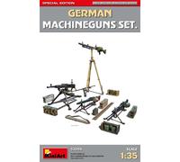 MINIART MIN53044 GERMAN MACHINEGUNS SET SPECIAL EDITION KIT 1:35 Modellino