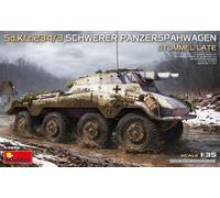 MINIART MIN53046 SD.KFZ.234/3 SCHWERER PANZERSPAHWAGEN STUMMEL LATE KIT 1:35 Mod