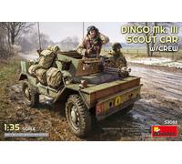 MINIART MIN53088 DINGO Mk.III SCOUT CAR W/CREW KIT 1:35 Modellino